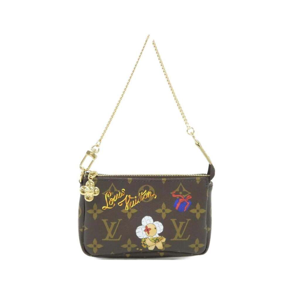 LOUIS VUITTON Authentic Brown Monogram Pochette Pouch - Picture 1 of 7